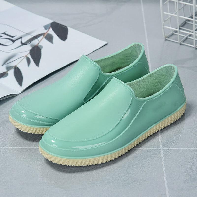 Ruima Women s Low-top Non-slip Kitchen Rain Boots 37 зелёный