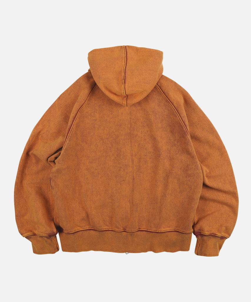 Frizmworks Vintage-Färbung Kapuzen-Reißverschluss-Parka _ Sonnenuntergang