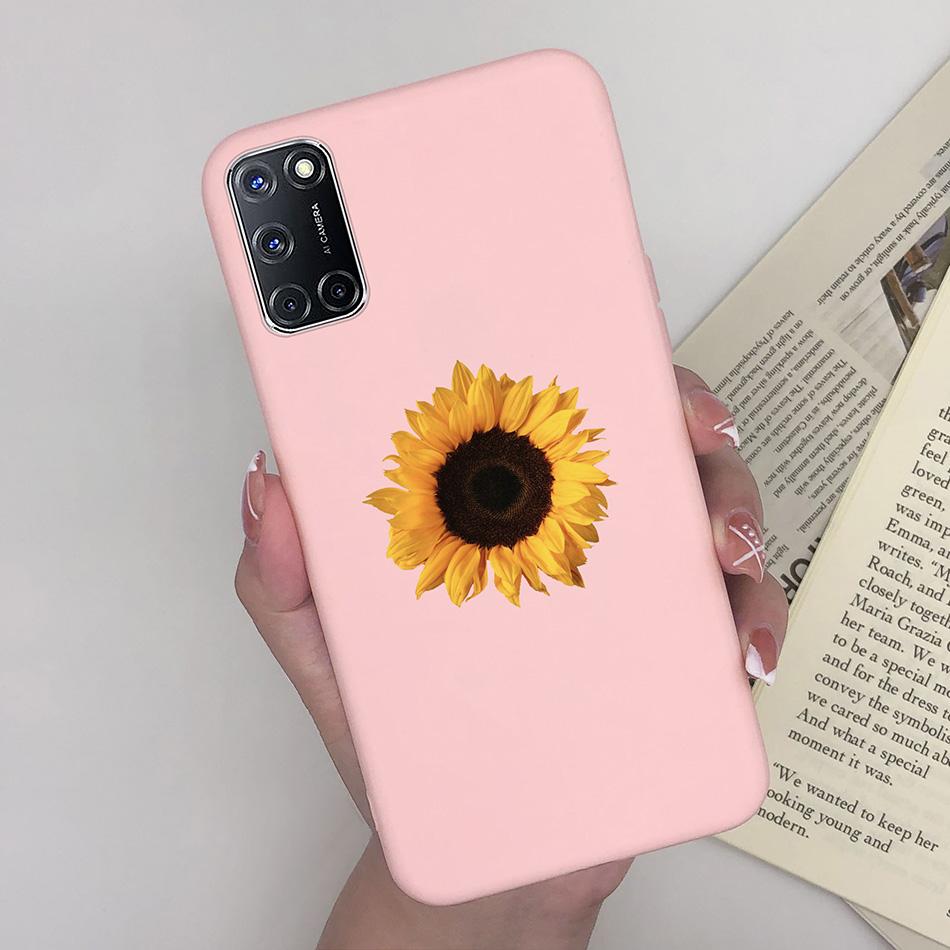 For Oppo A52 A72 A92 Case Cartoon Silicone Coque Heart Painted Cover For Oppo A72 A52 A 52 A 72 A 92 OppoA52 OppoA92 Phone Case