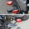 Herr. Schnelles Aluminium-Kupplungs- und Bremshebelabdeckungsset für Honda DAX125 (ST125) - rot (Kompatibel mit 8BJ, JB06, JB04 und 4MINI)