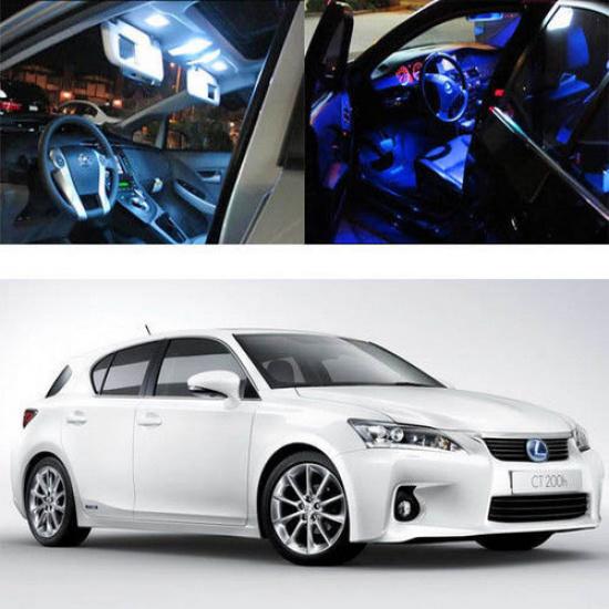 4 x 5050-SMD Full LED Interior Lights Package Deal For 2011-2017 Lexus CT200h