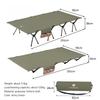 Upgrade 4 Rods Widen Folding Camping Cot Bed 80/90cm Portable Ultralight Outdoor Travel Sleeping Bed 1-2 Person Camp Folding Bed