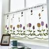 1 foaie de fereastră Sheer Perforat Delicat Poliester Frumos brodat Fereastră Voile Perdele Accesorii de uz casnic