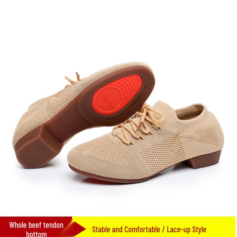 Flyknit Mesh Soft Sole Jazz & Latin Dance Shoes for Women