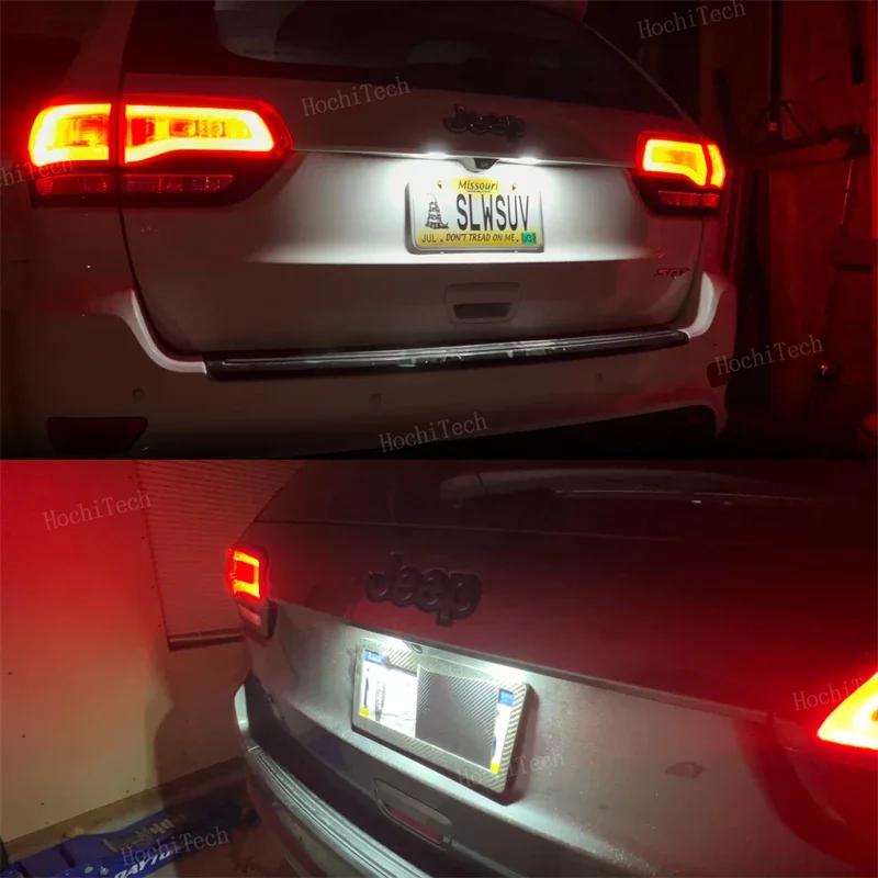For Jeep Grand Cherokee Compass Patriot Dodge Viper 2014-2017 Fiat 500 LED Number Plate Light Error Free License Plate Lamp