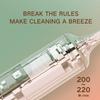 Electric Cleaning Brush With 3 Replacement Heads, Waterproof 360 Degree Rotating Long Handle Silicone