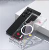 Heart Magnet Transparent Phone Case for iPhone 14/15/16/17 Pro Max