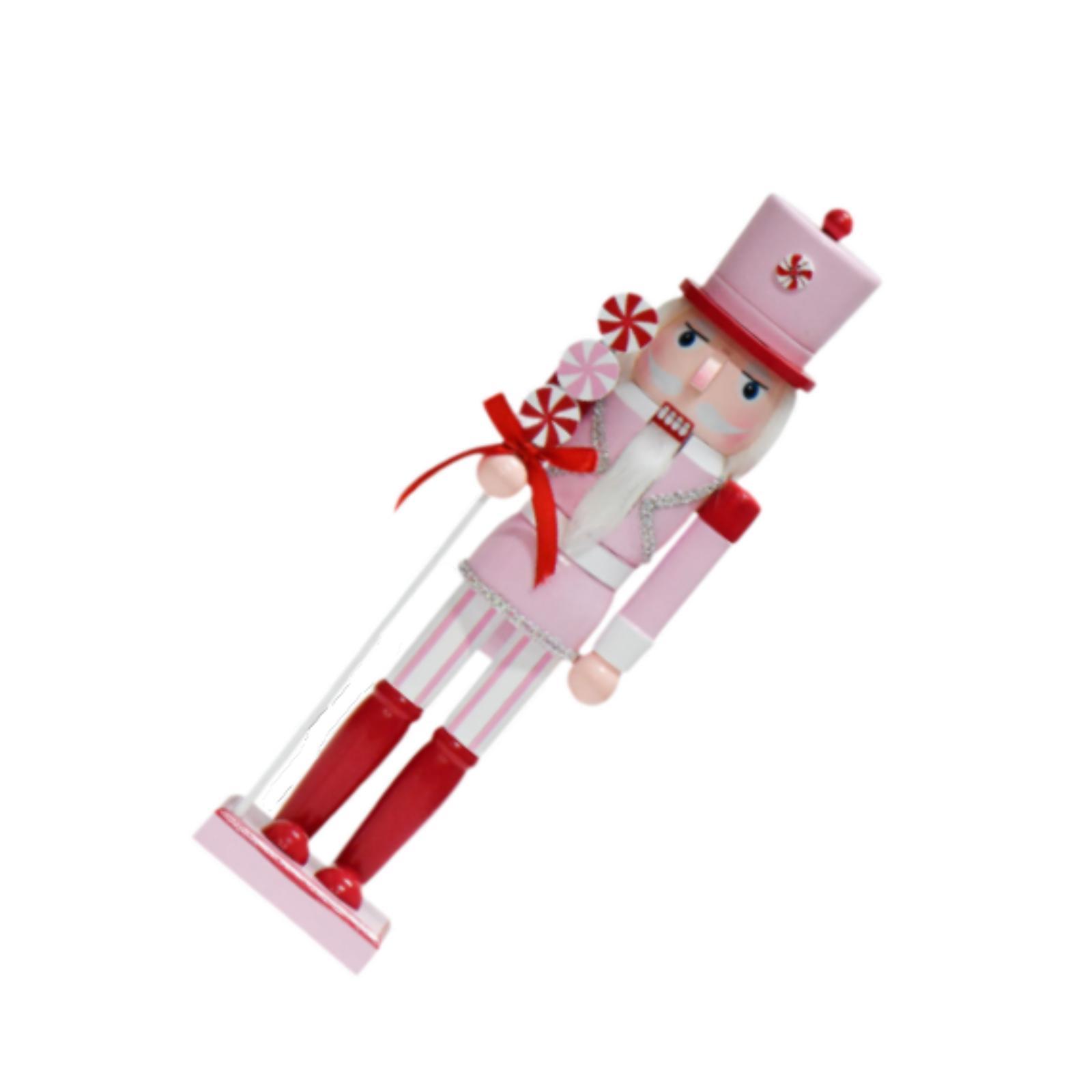 

Рождественский Щелкунчик Солдат Высота 15 дюймов Традиционная фигурка Щелкунчика для Сада Спальни Камина Сувениры для вечеринки Праздник леденец