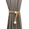 2 stk/sett Faux Pearl Gardin Tieback Elegant Modern Punch Gratis justerbar Gardin Holder Holder Stue Soverom Dekor Hjemmeutstyr