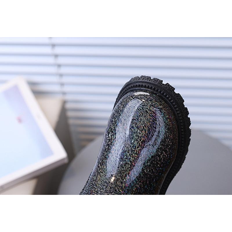 New Children's Fashion British Style Ankle Boots Boys Side Zipper Versatile Martin Boots Girls Soft Sole Fleece-Lined Fashion Boots