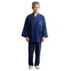 MY Double Gauze with Nursing Hospital Cotton [KISS LIFE] Pajamas, Samue-style Long-sleeved Pajamas, Stylish, Men's, Gentlemen's, Pockets, Embroidery,