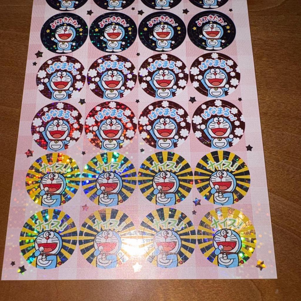 1 Doraemon reward sticker (40 pieces)