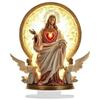 2D Acryl Engel Namensschild Ornament mit Sockel Kreativer Engel Weihnachtsbaumschmuck Geflügeltes Design Stück 2026 Neu Dekorativ B6U4