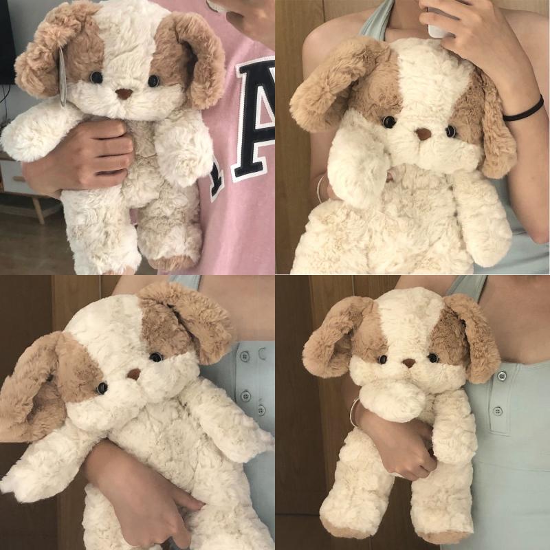 Cartoon Dog Cute Plush Dolls Animal Stuffed Toys Sleepy Companion Throw Pillow
