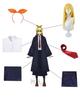 Lemon Irvine Cosplay with 3 Strawberry Mushroom Cosplay Full Adult Cultural Lemon Irvine Cosplay Irvine with [Kamizu Ryohin] Wig, Costume, Set,