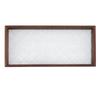 Rectangle Tea Serving Tray Walnut Glass Robust Wooden Glass Tea Tray for Cake Bread Breakfast Snack
