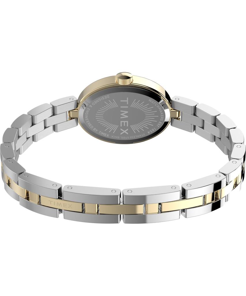 TIMEX Cavatina Watch Quartz 3ATM Water Resistant Mineral Glass white dial TW2Y26800 Unisex