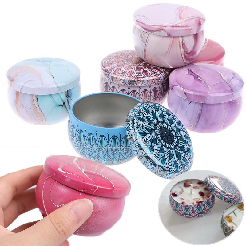 1 ADET Boş Mum Teneke Kavanozları DIY Mum Yapımı Tutucu Saklama Kutusu Kuru Baharatlar Tatlılar DIY Mum Yapımı Malzemeleri