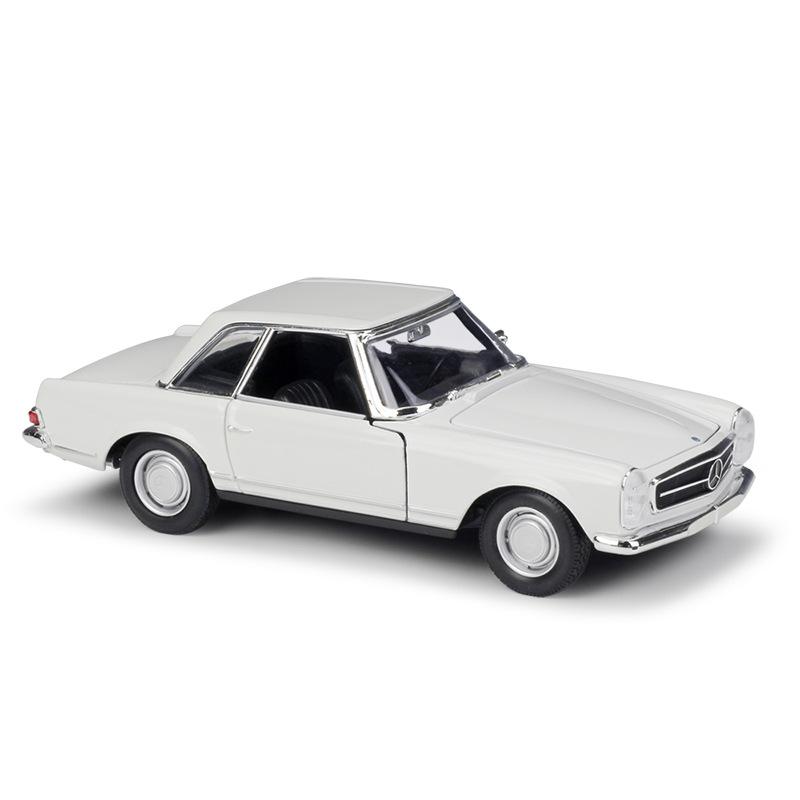 Welly 1/24 Mercedes-Benz 230SL Alloy Sports Car Model Diecast Metal Classic Retro Old Car Vehicle Model Simulation Kids Toy Gift