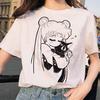 Sailor Moon 90S Engraçado Camiseta Harajuku Roupas Camiseta Estética Gato Anime Mulheres Bonito Feminino T