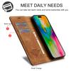 LC.IMEEKE For iPhone 16 Case Wallet Microfiber Leather Phone Cover