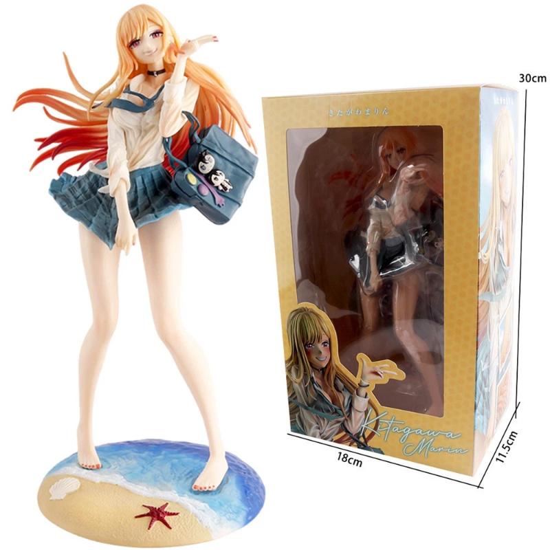 New 27Cm Anime Figure Transformation Doll Falling In Love Kitagawa Marin Desktop Decoration Model Collectible Toys For Fans