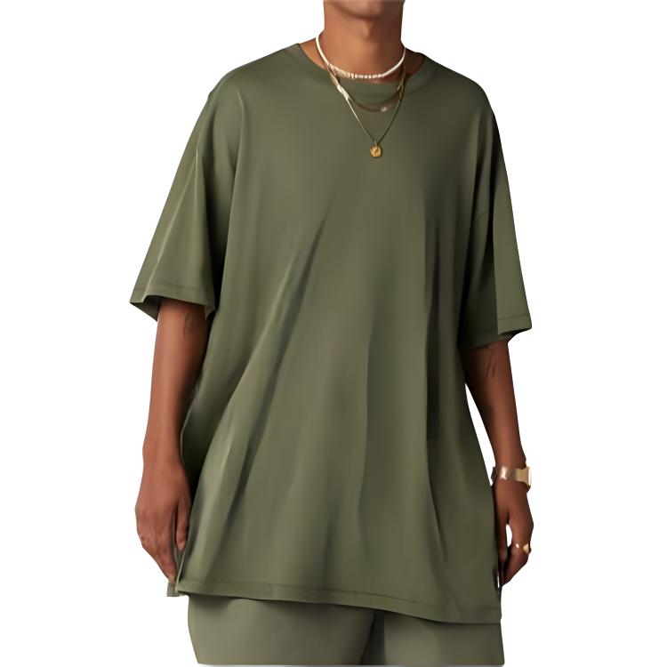 Converse T Shirt Unisex Army Green 10020753-A08