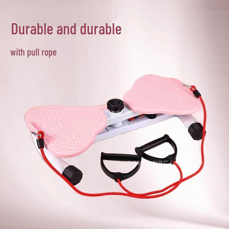 Women's Silent Waist Twisting Disc with Rope: Abdominal Toner, Slimming, Fat Burning, and Shaping Machine