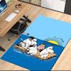 Moomin Teppich, für Bürostuhl Wohnzimmer Schlafzimmer Küche Raumdekoration Geschenke.