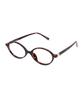 Hangeul [Blue Light Blocking] Geek Chic Oval Leopard Print