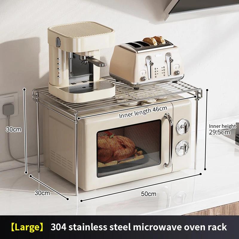 For Estante Horno Microondas De Cocina, Estante Para Sorage, SoporteMicroondas Que Ahorra Espacio, Estante Para Encim