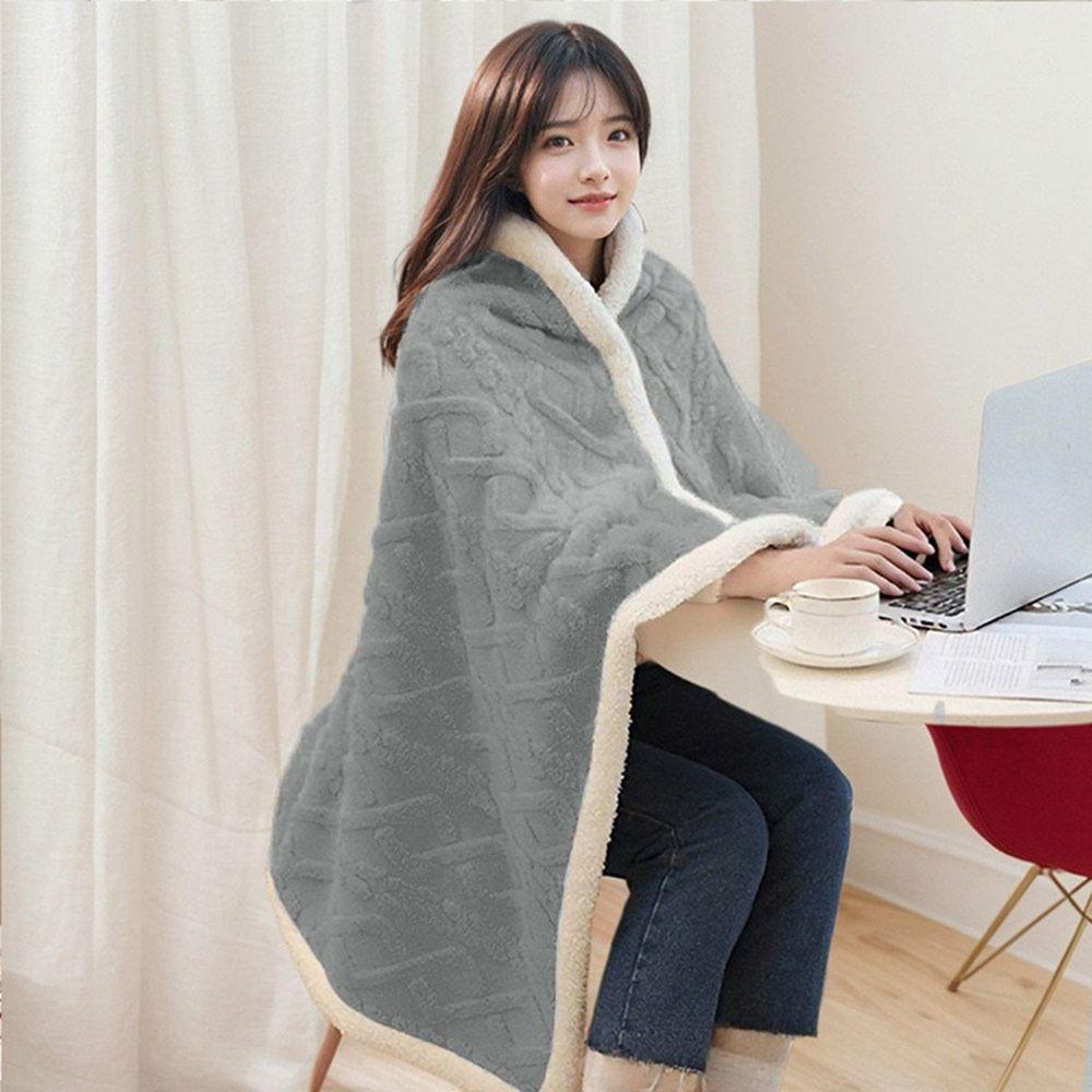 Coral Fleece Lazy Shawl Thick Warm Winter Shawl New Warm Blanket Winter Season