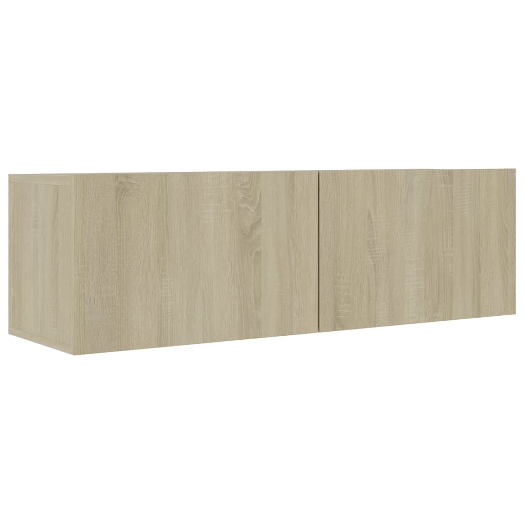 Vidaxl 4-Cz. TV Cabinet Set, Sonoma Oak, Wood-Based Material