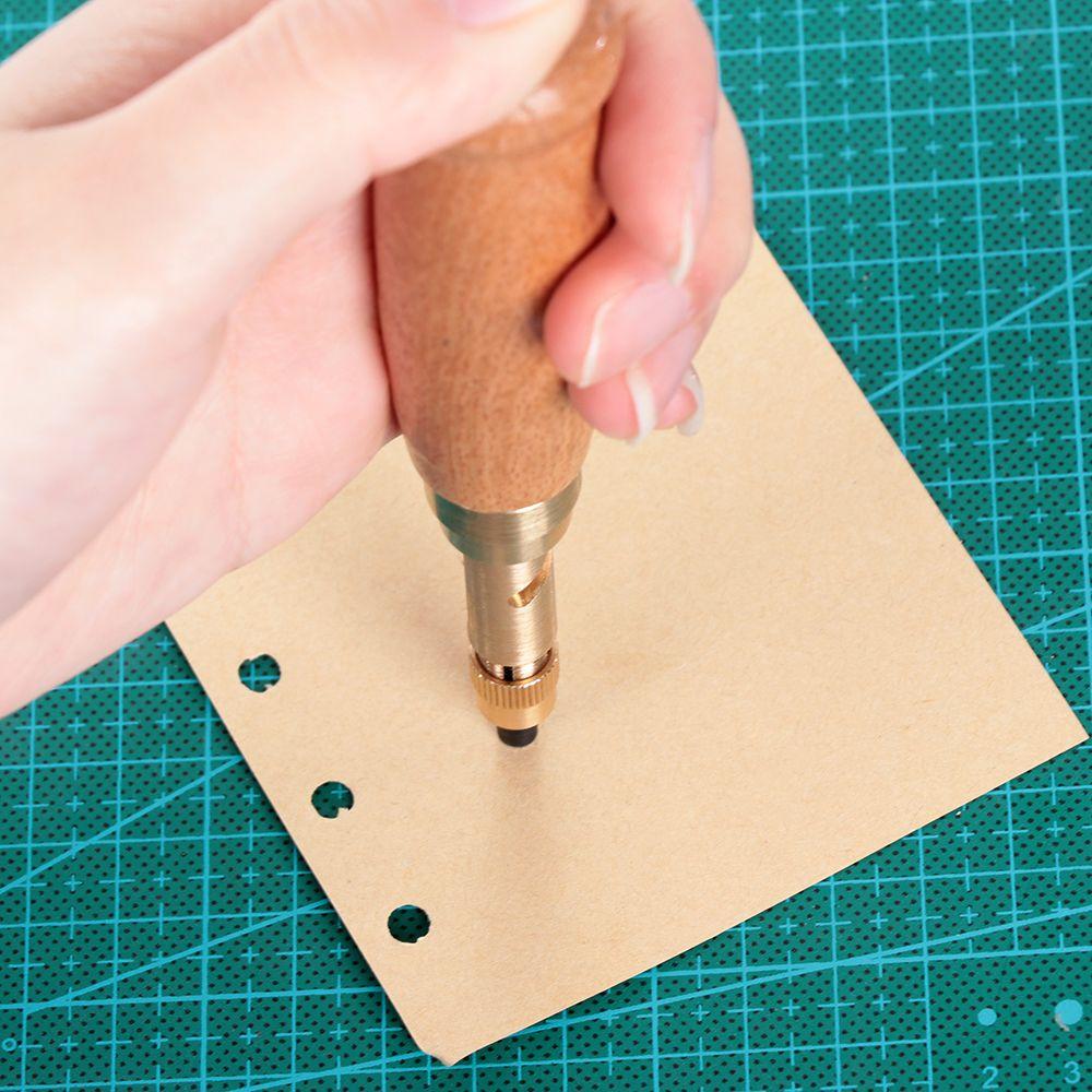 Drill Auto Screw Sewing Accessaries Belt Hole Punch Puncher Leather Tool Punching Hole