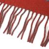 Excellent HERMES Scarf Grand Mall fringe Brown cashmere mens Used