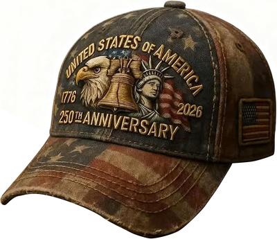 250Th Anniversary Usa Baseball Hat Eagle 250 Year American Anniversary Cap Patriotic Marine Veterans Hat