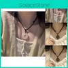 Black Pixiu Peace Buckle Necklace Stylish And Adjustable Chain Traditional Chinese Design Ethnic Fashion