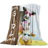 Cow Print Blanket Black White Bed  Throws Soft Couch Warm Small Blankets Plush Gift for Daughter Mom, Bedroom Decor Sofa Cozy