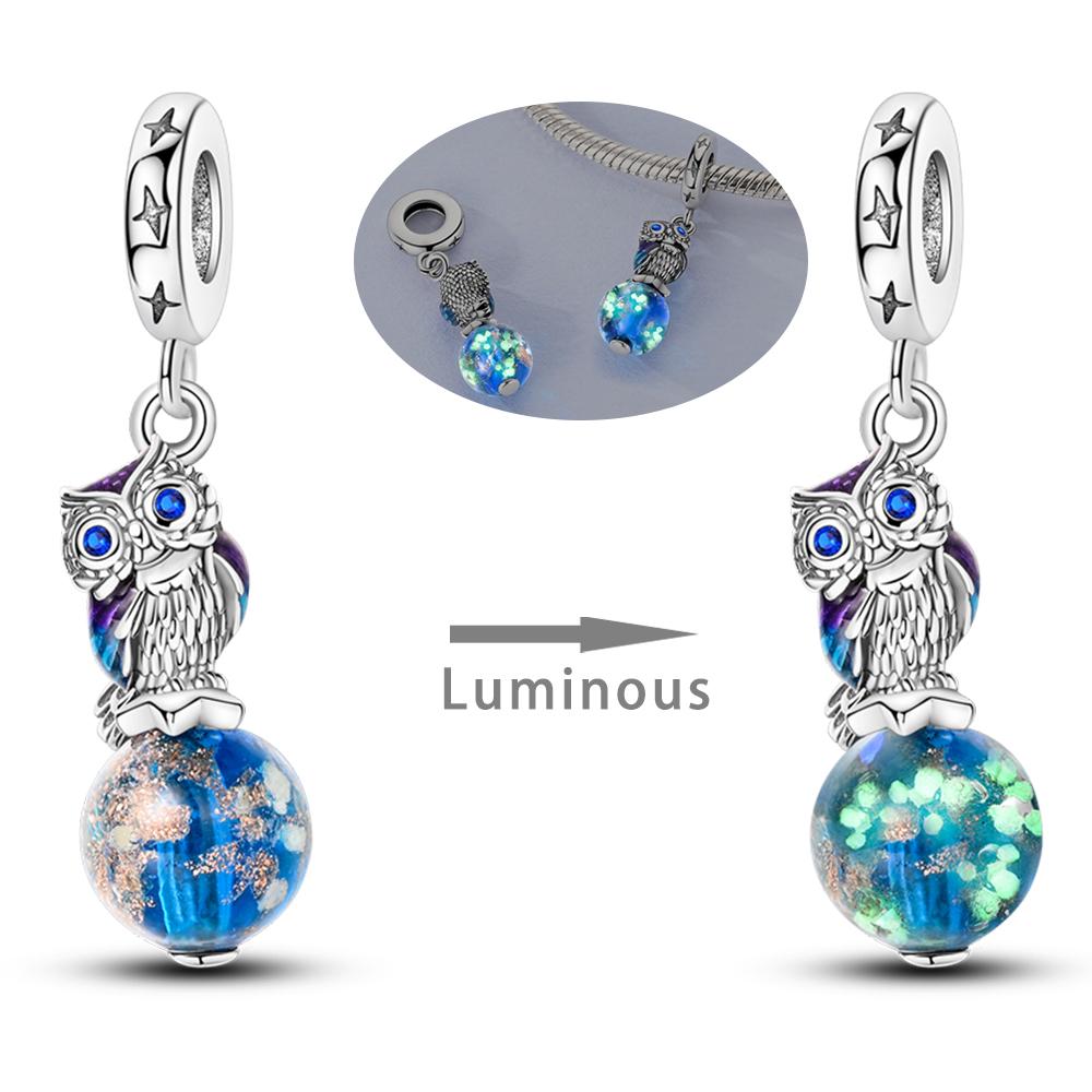 

Copper Newest Charms Unicorn Firefly Perfume Beads Fit Original Bracelet Diy Pendants For Woman Jewelry