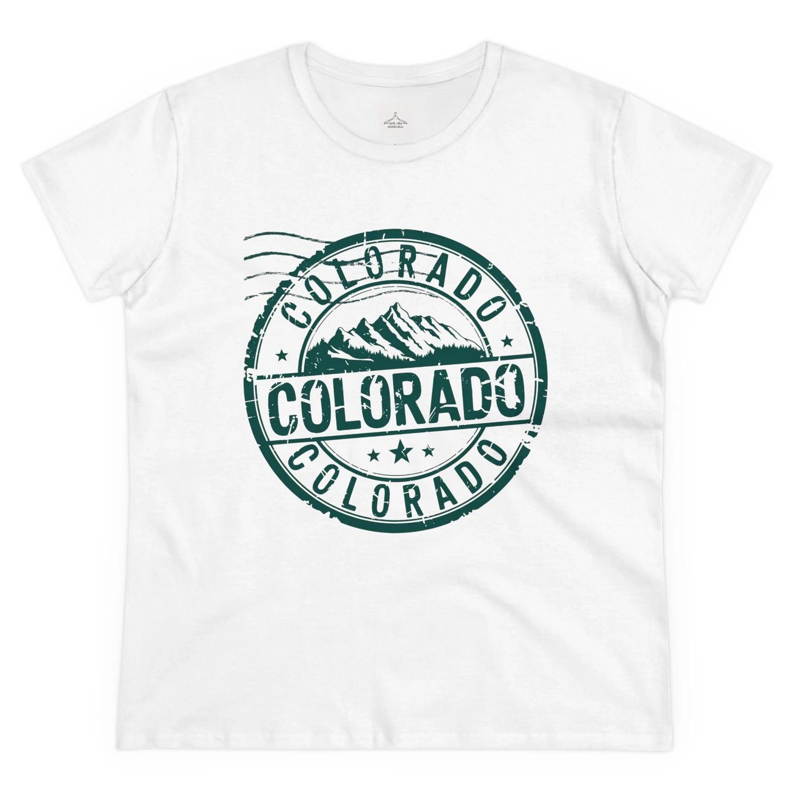 Colorado Mountain Graphic Tee, Travel Shirt, Adventure Apparel, Outdoor T-Shirt, S
