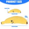 Engaging Noise Producing Banana Fabric Companion Long Banana Safe For Aggressive Chewers