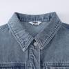 Annil Mädchen lässige Jacke aus weichem Denim