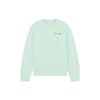 Maison Kitsune Ss22 Solid Color Heart Print Crew Neck Loose Long Sleeve Sweatshirt Unisex Sweatshirt Green IU00350KM0021-P322