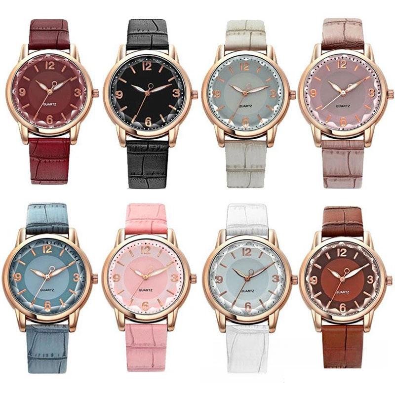Womens Quartz Versatile Wristwatch Jewelry Gifts Elegant Ladies Watch Casual