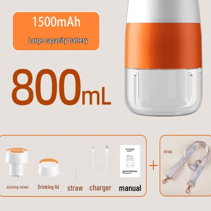 ZISIZ 800ML Portable Electric Juicer Cup