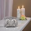 ®–Plated Laxmi Ganesh Idol- Gift for Diwali, Housewarming,Wedding- Home & Pooja Room Décor Silver