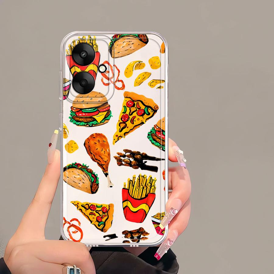 Soft Phone Cover Phone Case for Xiaomi Mi 11T Pro 11 Lite Gourmet Burger