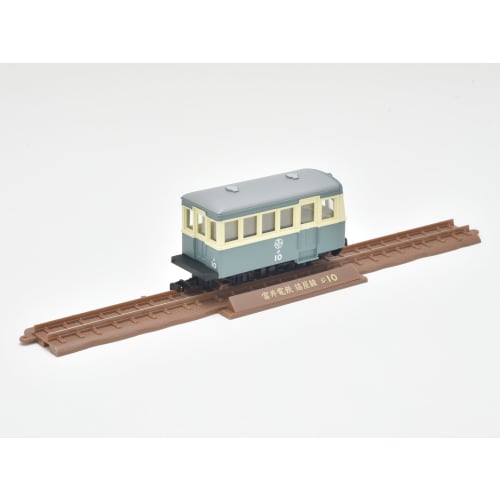 Railway Collection Tetsuro Narrow Gauge 80 Nekoya Line Ji10 New Paint/Ji2 Two-Tone Cream/Green Diorama Supplies