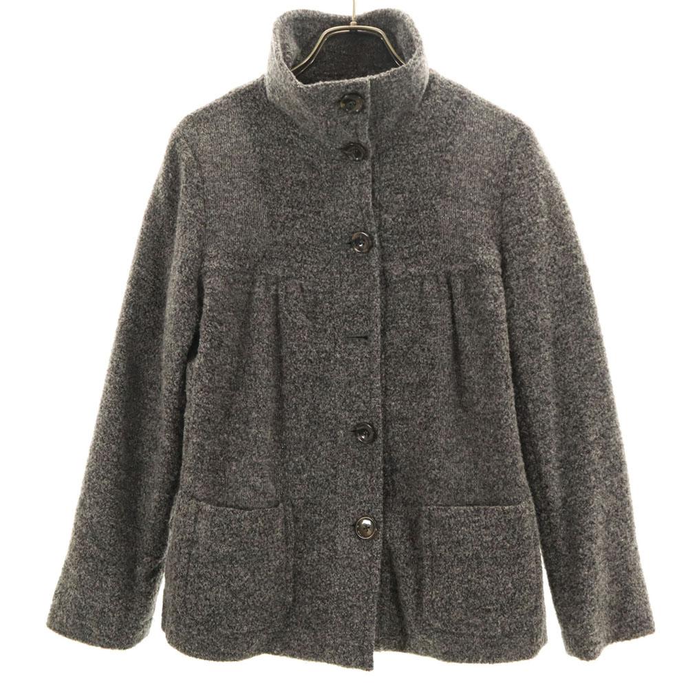 MAX MARA WEEK END LINE Pile Knit Jacket 40 Gray Women Used