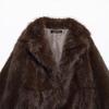 2024 Winter Women's European & American Style Faux Fur Overcoat